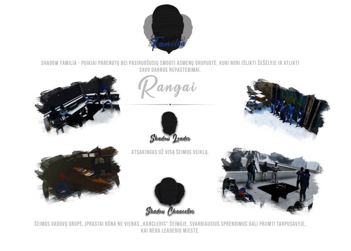 Shadow Familia Zaidėjų Frakcijos Eclipse Roleplay Lietuva